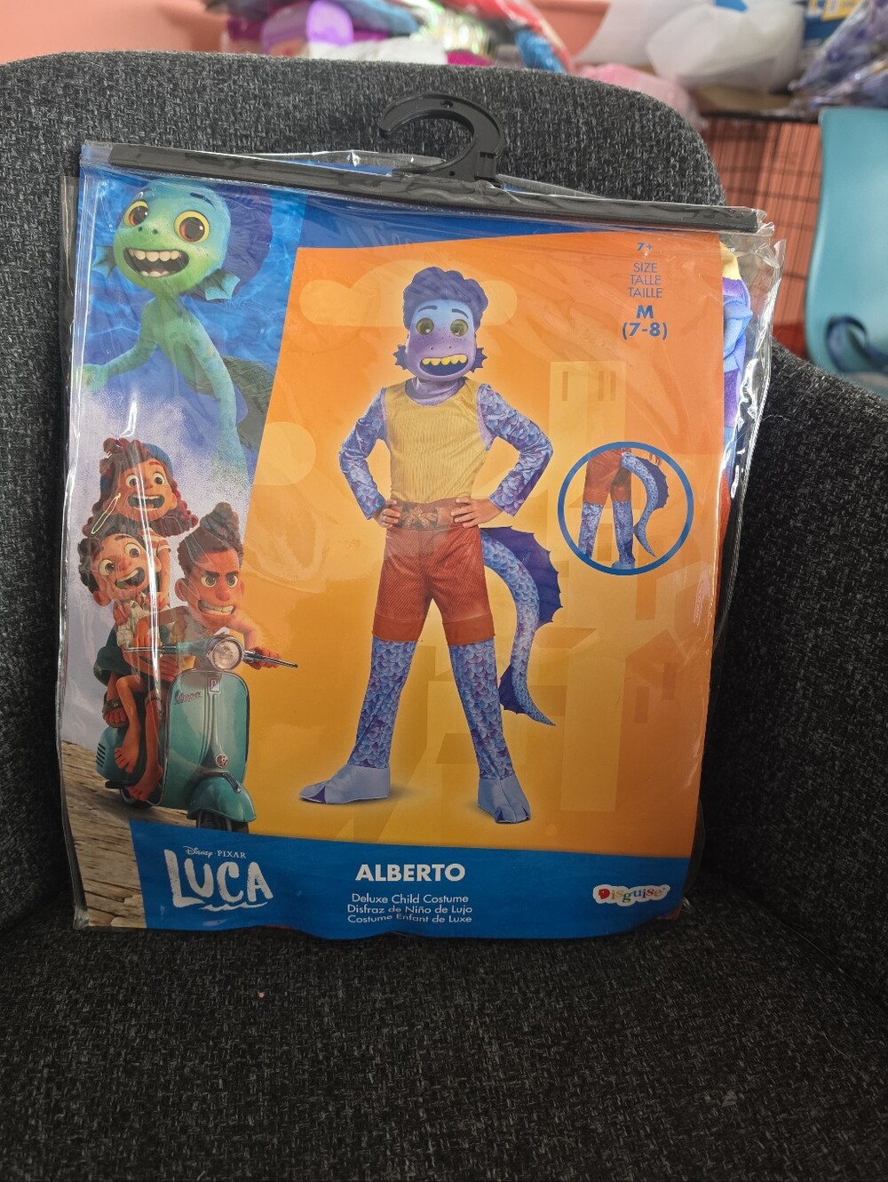 NIP Disguise Child M(7-8) Alberto Disney Pixar Luca Halloween Deluxe Costume